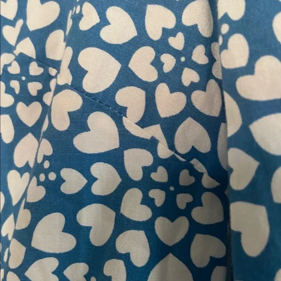 NWOT Boden Posy midi shirt dress in heart floral print - Picture 14 of 15